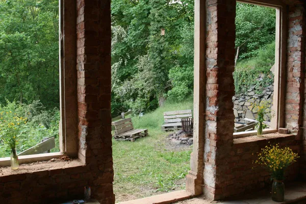 Blick zum Garten