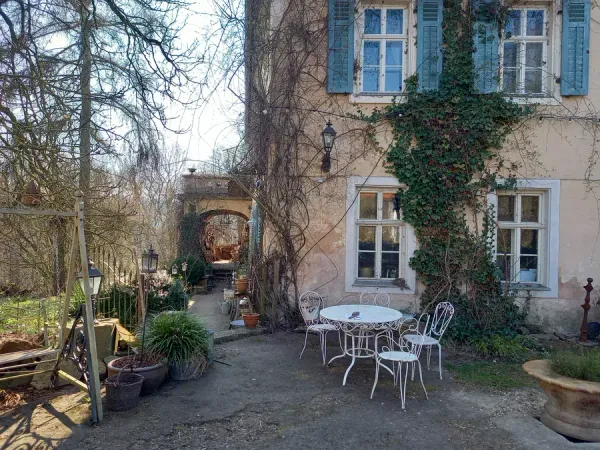 Seitenansicht Terrasse